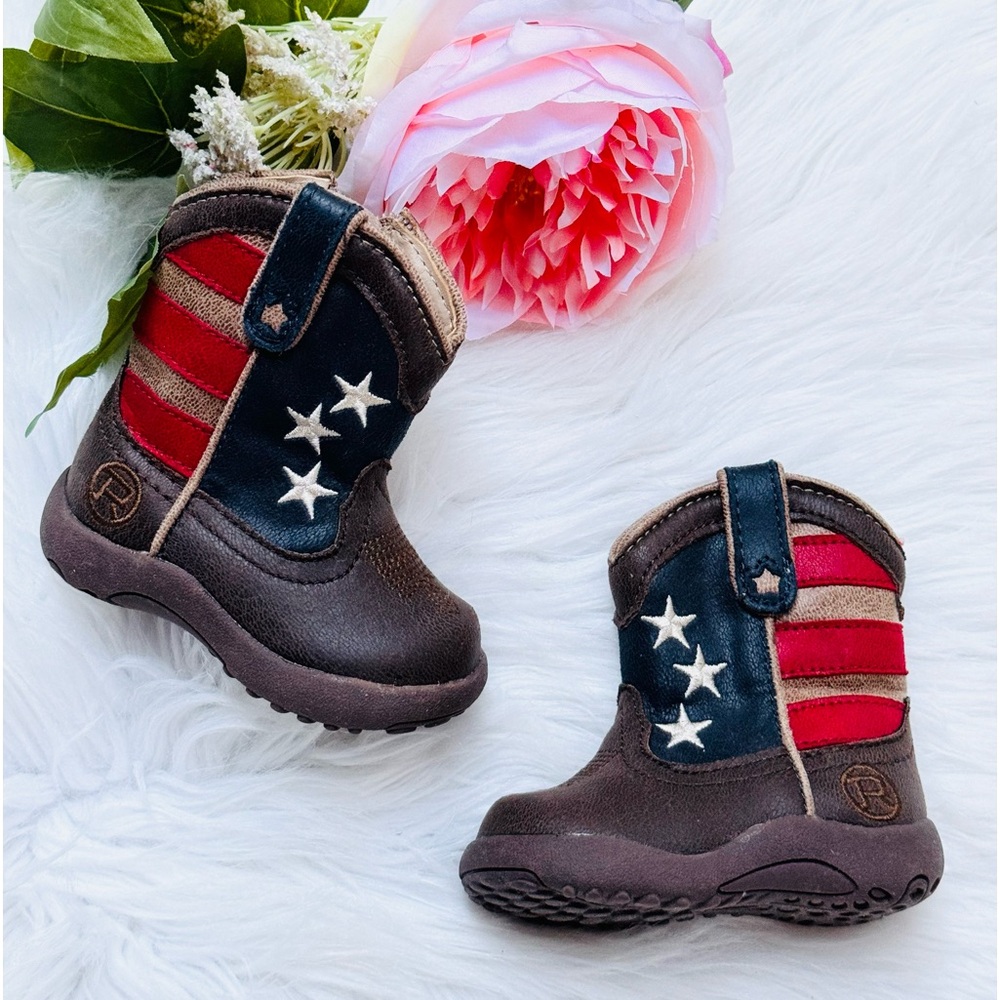 Roper Baby American Flag Cowboy Boots